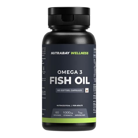 Nut Rabay Wellness Omega 3 Fish Oil 60 Capsules 180 | Desertcart INDIA