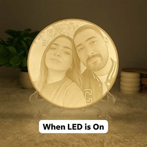 Customized 3D Photo Lamp – Personalized LED Lithophane Night Light Gif ...