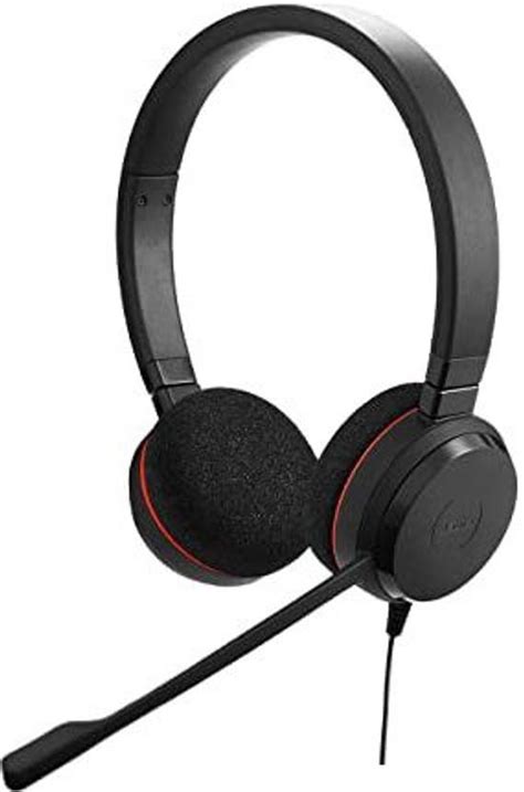 Jabra Gn Netcom Evolve 20 Ear Headphones With Mic Wired Headset Price ...