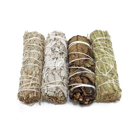Buy Soul Sticks 4 Pack Variety Sage Bundle Set with Blue Sage, White ...