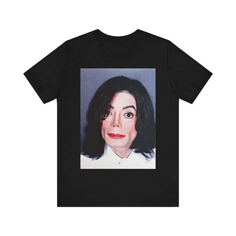 Michael Jackson Mugshot Tee, Short Sleeve Shirt, Unique Gift, King of ...
