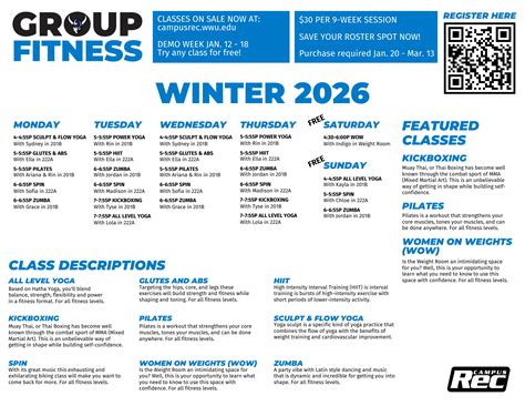 Group Fitness Classes | Campus Recreation | Western Washington University
