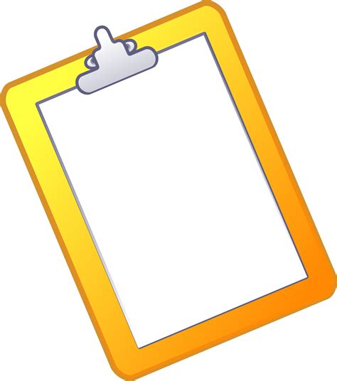 Clipart Of A Clipboard