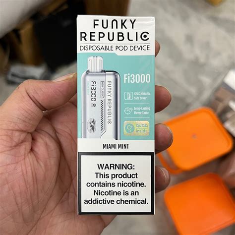 Funky Republic Disposable Pod Device - 3000 Puffs – vapevilla