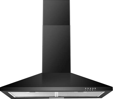 Amazon.com: SNDOAS Black Range Hood,Wall Mount Range Hood 30 inch ...