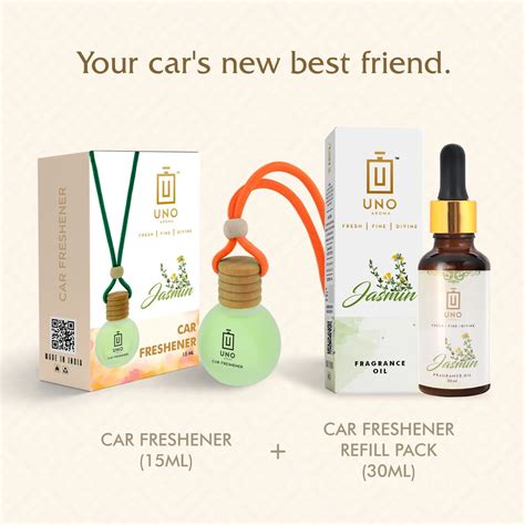 Jasmine - Hanging Car Freshener – UNO Aroma
