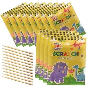 Giggly Googly Animal Theme Scratch Art Notebooks, Colorful Scratch Pads ...