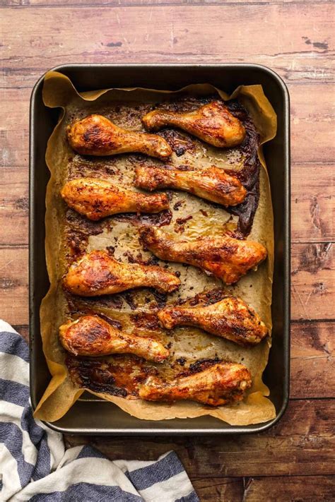 Easy Oven Baked Chicken Drumsticks Recipe - Dinner, then Dessert