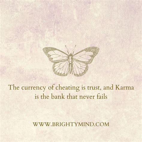 Karma Quotes About Cheating: Justice Served - Brighty Mind