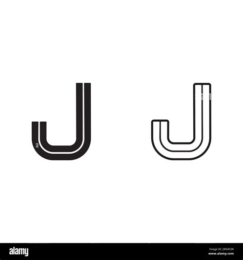 Simple Initial Letter j Logo. Usable for Business and Branding Logos. Flat Vector Logo Design ...