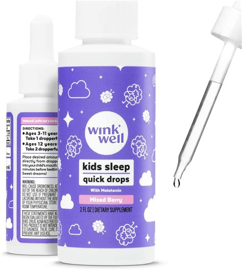 Wink Naturals Wink Well Kids Liquid Melatonin Drops - Natural India | Ubuy