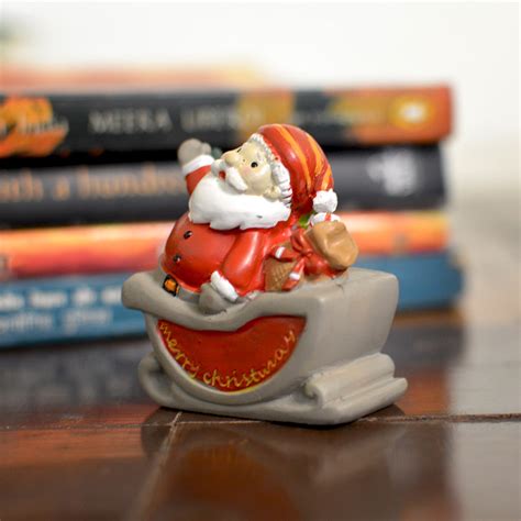 Buy Santa in Sleigh Fantasy Miniature | myBageecha
