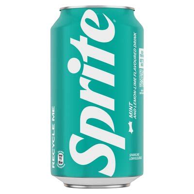 علبة مشروب غازي سبرايت بنكهة الليمون والنعناع، 330 ملSprite Lemon & Mint Flavoured Soft Drink Can, 330ml