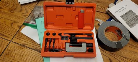 Orion Motor Tech 19pc Chain Breaker Tool Kit with C Frame 3 Anvils 5 ...