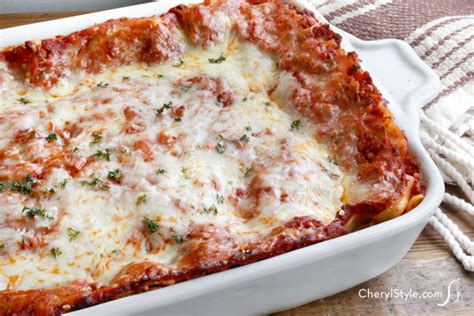 The Best Homemade Lasagna Recipe Ever