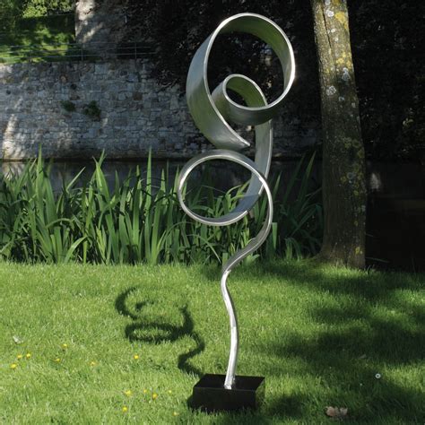 Infinite 130cm Metal Stainless Metal Garden Sculpture