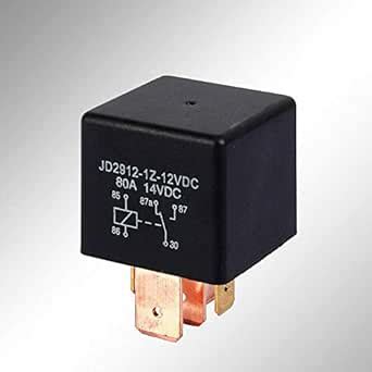 Generic Relay evice Black 2.8 x 2.8 x 2.5cm Replaces SPDT 12V 80A ...