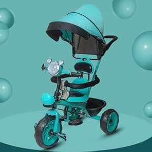 Maanit Tricycle for Kids, Baby Cycle with Parental Adjust Push Handle ...