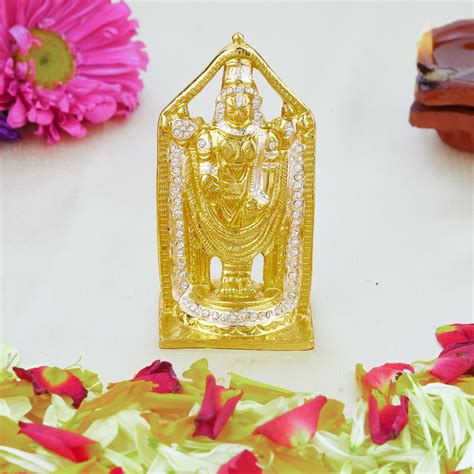 Buy Estele Gold - Rhodium Plated Divine Balaji Idol Online