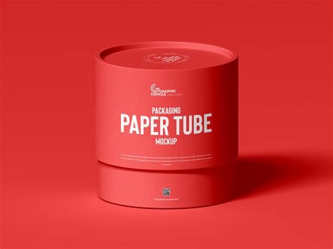 Packaging Paper Tube Free Mockup | Free Mockup World