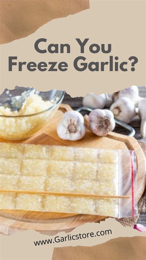 Can Garlic Be Frozen