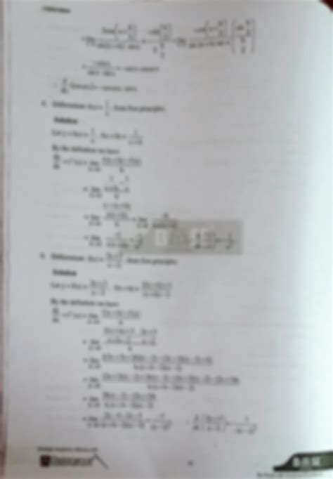 Differentiation Finding Gradient Function by Using First Principle 的图像结果
