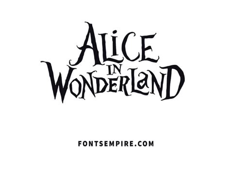 Alice In Wonderland Font Download - Fonts Empire