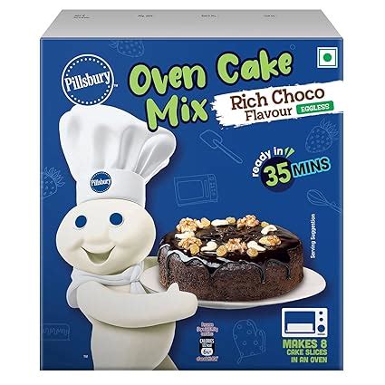 Pillsbury Oven Cake Mix, Rich Choco (Egg Free), 270 gm : Amazon.in ...