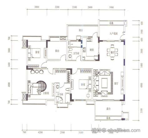 保利香颂湖115平米三室两厅两卫户型点评(图) - 评测 -天津乐居网