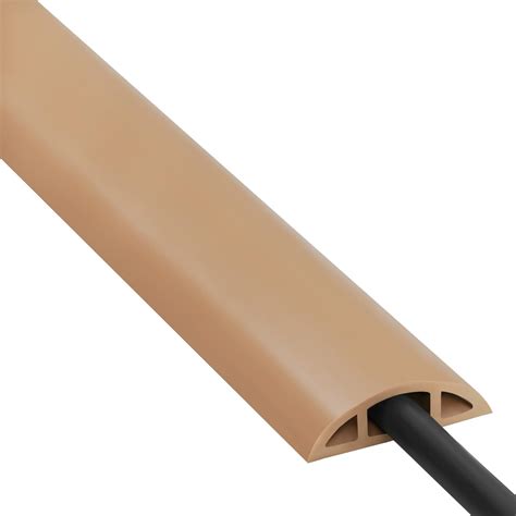 Amazon.com: Floor Cord Cover 4ft, Cord Hider Floor Brown, Floor Cable ...