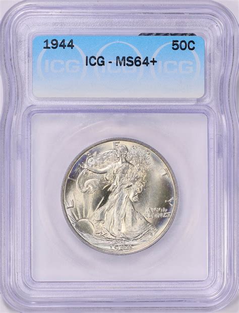 1944 Walking Liberty Half Dollar ICG MS-64+ (Item 1896788 ...
