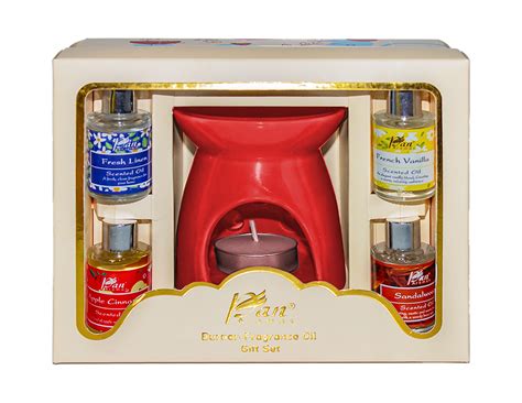 Burner Fragrance Oil Gift Set - 2B Warm_Red – Pan Aromas