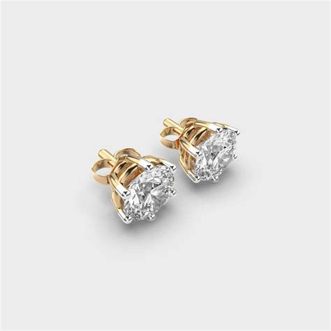 Buy Classic Elegance Round Diamond Solitaire Studs At Jewelbox