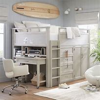Image result for Pottery Barn Closet Loft Bed