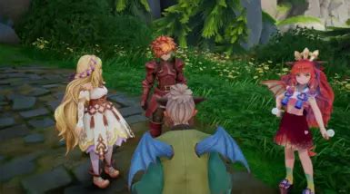 CAREENA dress lightly at Visions of Mana Nexus - Mods and community