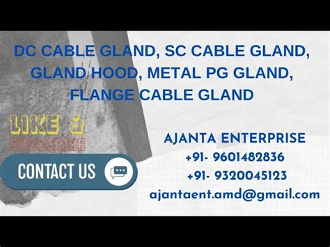 Brass Cable Gland - Double Compression Cable Gland Manufacturer from ...