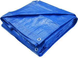 RAIN TARP Tarpaulin (30 ft x 30 ft) 100% Virgin UV Treated 120 GSM Blue ...
