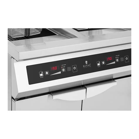Friteuse à induction - 2 x 30 L - 60 à 190 °C - Royal Catering | www ...