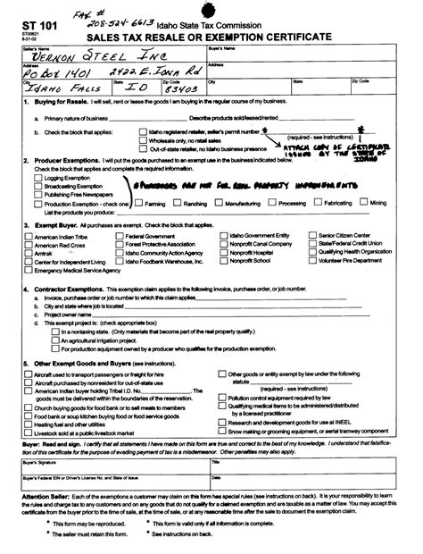 Pa Tax Exempt Document at Ida Barrera blog
