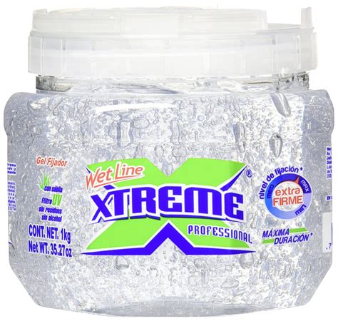 Wet Line Xtreme Professional Mexican Hair Styling Gel Clear Cap 35.27 ...