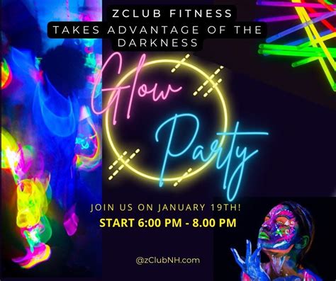Embrace the Dark Zumba Glow Party!, ZCLUB Fitness - GroupX Zumba ...