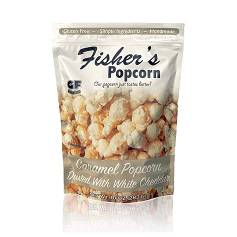 Fisher's Caramel White Cheddar Popcorn - 10 oz - Kitchen & Company