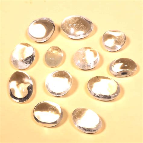 Clear Quartz Tumbles - 1 piece per order – Gift Palace India