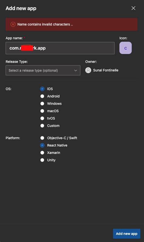 App Center Code Push 的图像结果