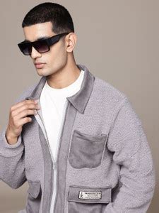 Roadster Full Sleeve Solid Men Jacket - Buy Roadster Full Sleeve Solid ...