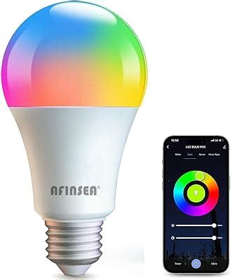 AFINSEA Smart Light Bulbs,WiFi & Bluetooth LED Light India | Ubuy