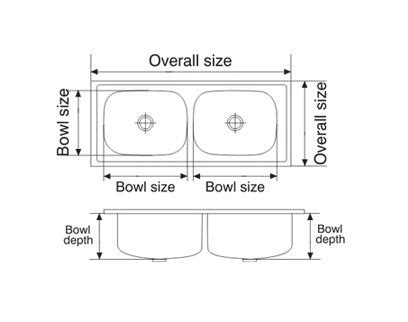 Nirali Stainless Steel Sink Popular Range GRACEFUL GLORY LARGE ( 50 x ...