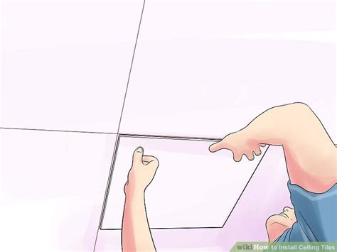 How to Install Interlocking Ceiling Tile 的图像结果