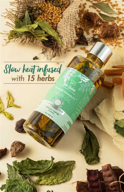 Neem Curry Hibiscus Tri-Leaf 100% Natural, Ayurvedic Herbal Hair Oil ...