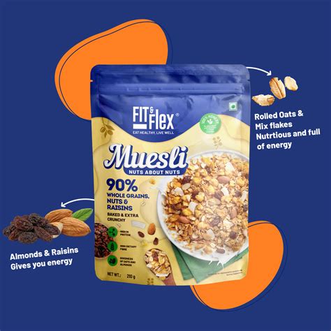 NUTS ABOUT NUTS High Fibre Muesli – NIVA NUTRIFOODS LLP